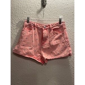 Blue‎ B Rhinestone Star Ultra High Rise Short.